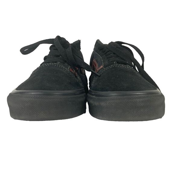Vans Old Skool Midnight Shift Men\'s Sz 7.5 Black Gray Zombie/Ghoul Face Red Eyes main image 5
